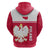 Poland Hoodie Polska Coat Of Arms With Folk Pattern - Wonder Print Shop