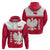 Poland Hoodie Polska Coat Of Arms With Folk Pattern - Wonder Print Shop