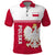 Poland Polo Shirt Polska Coat Of Arms With Folk Pattern - Wonder Print Shop