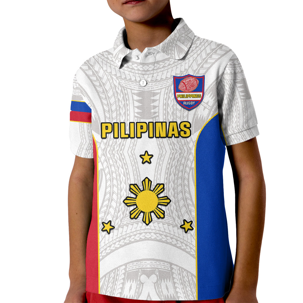 Philippines Rugby Kid Polo Shirt Pacific Pilipinas Go Tamaraws - Wonder Print Shop