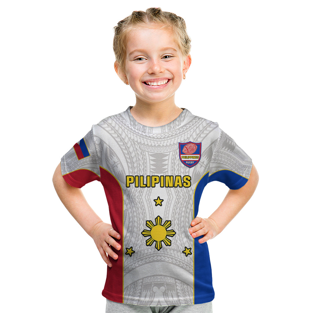 Philippines Rugby Kid T Shirt Pacific Pilipinas Go Tamaraws - Wonder Print Shop