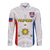 Philippines Rugby Long Sleeve Button Shirt Pacific Pilipinas Go Tamaraws - Wonder Print Shop