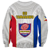Light gray sweatshirt with Go Tamaraws text and Philippines Rugby crest