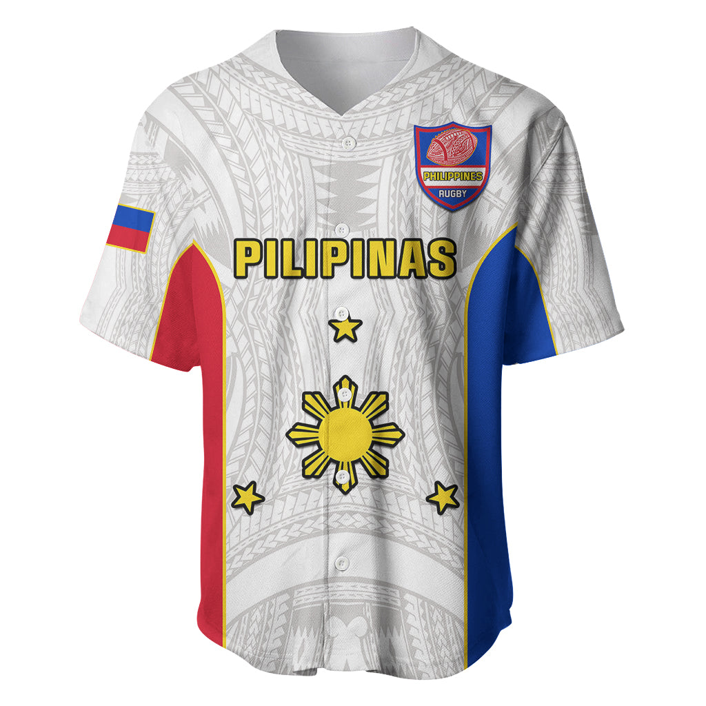 Personalised Philippines Rugby Baseball Jersey Pacific Pilipinas Go Tamaraws - Wonder Print Shop