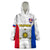 Personalised Philippines Rugby Wearable Blanket Hoodie Pacific Pilipinas Go Tamaraws - Wonder Print Shop