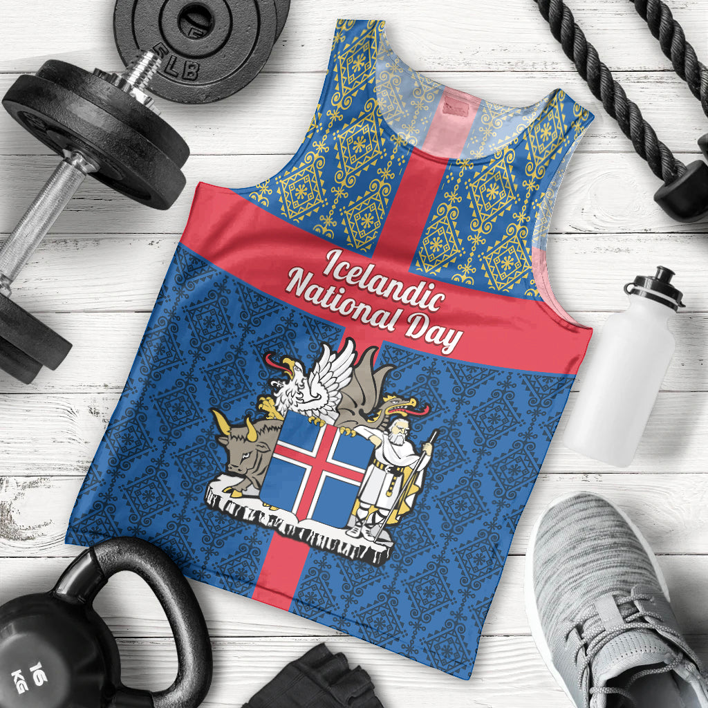 personalised-17-june-iceland-national-day-men-tank-top-icelandic-folk-pattern