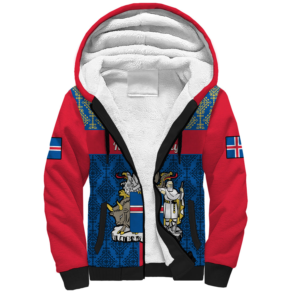 personalised-17-june-iceland-national-day-sherpa-hoodie-icelandic-folk-pattern