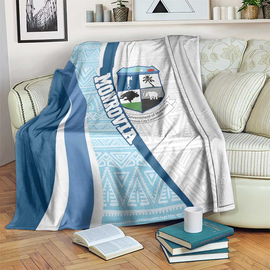 Liberia Monrovia Capital Blanket African Pattern Curves Style