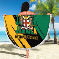 Jamaica Independence Day Beach Blanket One People One Nation