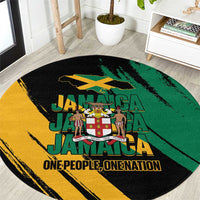 Jamaica Independence Day Round Carpet One People One Nation