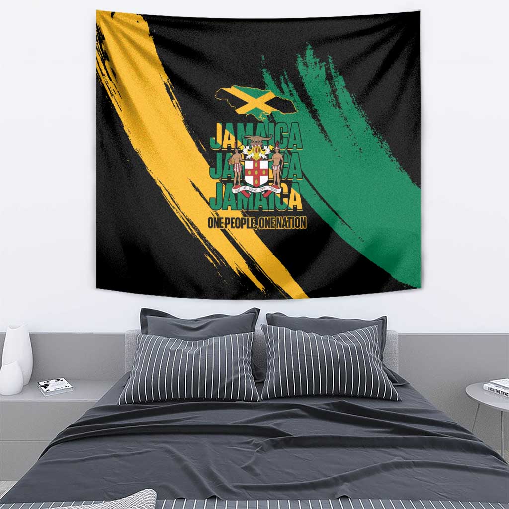 Jamaica Independence Day Tapestry One People One Nation