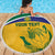 Custom South Africa Cricket Beach Blanket Go Champions World Cup Proteas - Wonder Print Shop