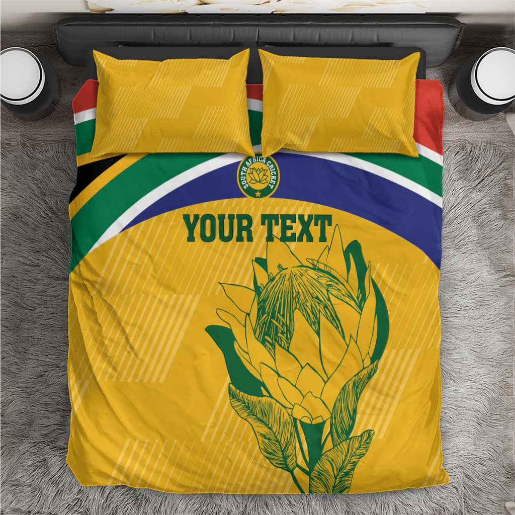 Custom South Africa Cricket Bedding Set Go Champions World Cup Proteas - Wonder Print Shop