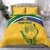 Custom South Africa Cricket Bedding Set Go Champions World Cup Proteas - Wonder Print Shop