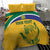 Custom South Africa Cricket Bedding Set Go Champions World Cup Proteas - Wonder Print Shop