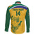 Custom South Africa Cricket Family Matching Puletasi and Hawaiian Shirt Go Champions World Cup Proteas - Wonder Print Shop