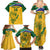 Custom South Africa Cricket Family Matching Summer Maxi Dress and Hawaiian Shirt Go Champions World Cup Proteas - Wonder Print Shop