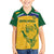 Custom South Africa Cricket Family Matching Summer Maxi Dress and Hawaiian Shirt Go Champions World Cup Proteas - Wonder Print Shop