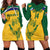 Custom South Africa Cricket Hoodie Dress Go Champions World Cup Proteas - Wonder Print Shop