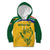 Custom South Africa Cricket Kid Hoodie Go Champions World Cup Proteas - Wonder Print Shop