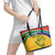 Custom South Africa Cricket Leather Tote Bag Go Champions World Cup Proteas - Wonder Print Shop