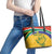 Custom South Africa Cricket Leather Tote Bag Go Champions World Cup Proteas - Wonder Print Shop