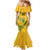 Custom South Africa Cricket Mermaid Dress Go Champions World Cup Proteas - Wonder Print Shop