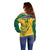 Custom South Africa Cricket Off Shoulder Sweater Go Champions World Cup Proteas - Wonder Print Shop