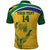 Custom South Africa Cricket Polo Shirt Go Champions World Cup Proteas - Wonder Print Shop