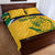 Custom South Africa Cricket Quilt Bed Set Go Champions World Cup Proteas - Wonder Print Shop