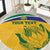 Custom South Africa Cricket Round Carpet Go Champions World Cup Proteas