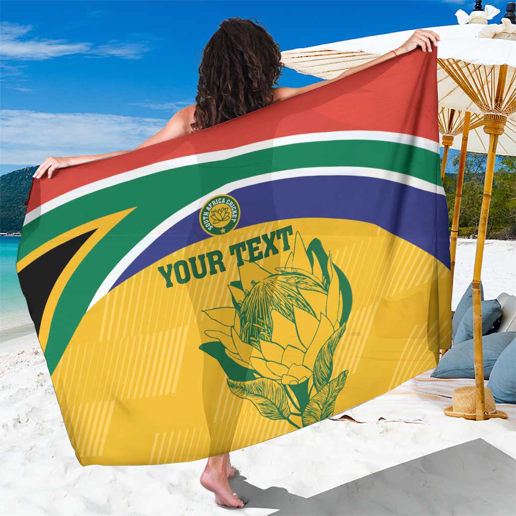 Custom South Africa Cricket Sarong Go Champions World Cup Proteas - Wonder Print Shop