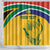 Custom South Africa Cricket Shower Curtain Go Champions World Cup Proteas