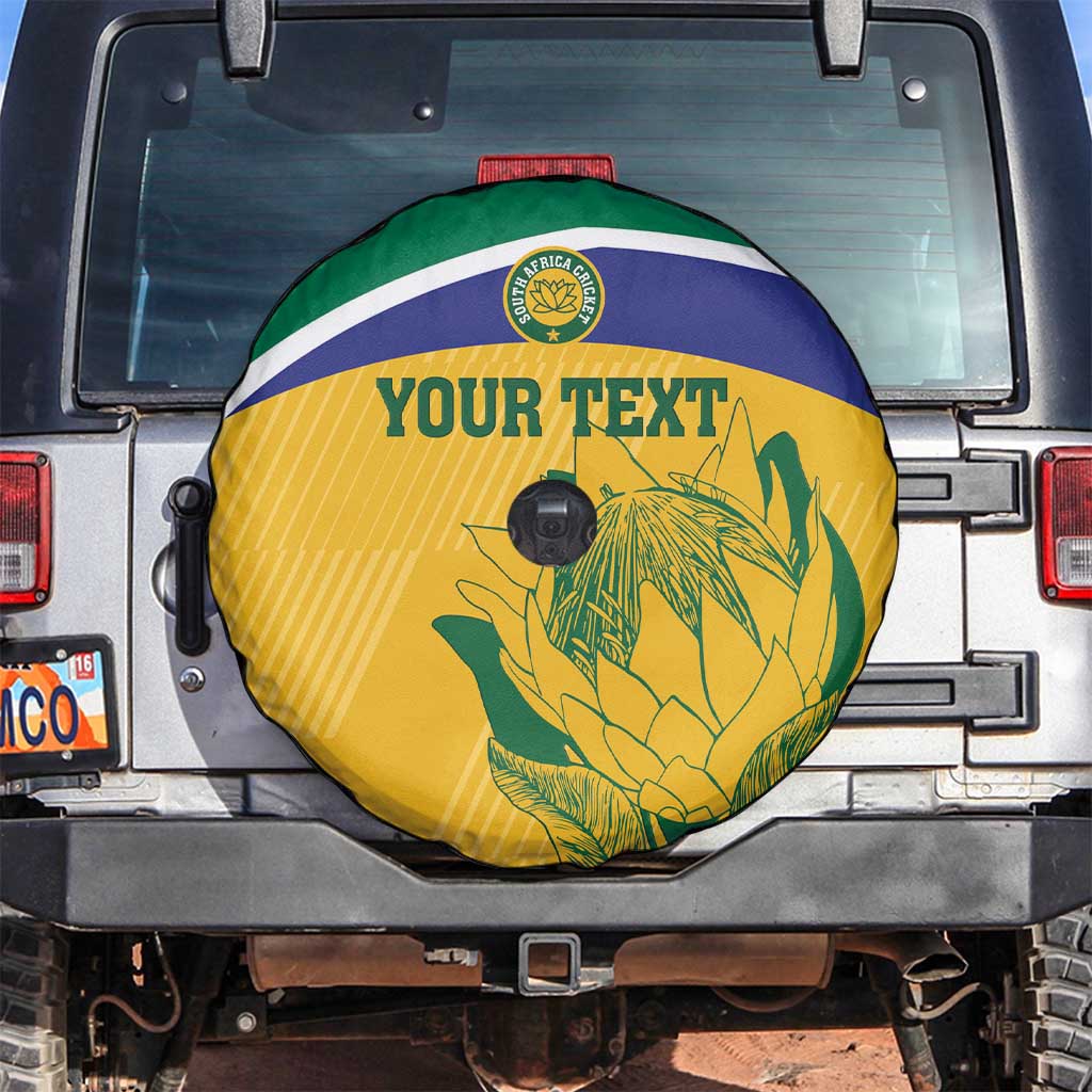 Custom South Africa Cricket Spare Tire Cover Go Champions World Cup Proteas - Wonder Print Shop