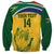 Custom South Africa Cricket Sweatshirt Go Champions World Cup Proteas