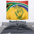 Custom South Africa Cricket Tapestry Go Champions World Cup Proteas - Wonder Print Shop