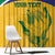 Custom South Africa Cricket Window Curtain Go Champions World Cup Proteas - Wonder Print Shop