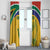 Custom South Africa Cricket Window Curtain Go Champions World Cup Proteas - Wonder Print Shop