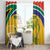 Custom South Africa Cricket Window Curtain Go Champions World Cup Proteas - Wonder Print Shop