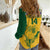 Custom South Africa Cricket Women Casual Shirt Go Champions World Cup Proteas