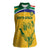 Custom South Africa Cricket Women Sleeveless Polo Shirt Go Champions World Cup Proteas - Wonder Print Shop