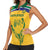 Custom South Africa Cricket Women Sleeveless Polo Shirt Go Champions World Cup Proteas - Wonder Print Shop