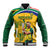 South Africa Cricket Baseball Jacket 1st Champions World Cup Proud Of Our Boys - Wonder Print Shop