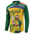 South Africa Cricket Button Sweatshirt 1st Champions World Cup Proud Of Our Boys - Wonder Print Shop