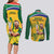 South Africa Cricket Couples Matching Long Sleeve Bodycon Dress and Long Sleeve Button Shirt 1st Champions World Cup Proud Of Our Boys - Wonder Print Shop