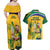 South Africa Cricket Couples Matching Off Shoulder Maxi Dress and Hawaiian Shirt 1st Champions World Cup Proud Of Our Boys - Wonder Print Shop