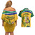 South Africa Cricket Couples Matching Off Shoulder Short Dress and Hawaiian Shirt 1st Champions World Cup Proud Of Our Boys - Wonder Print Shop