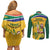 South Africa Cricket Couples Matching Off Shoulder Short Dress and Long Sleeve Button Shirt 1st Champions World Cup Proud Of Our Boys - Wonder Print Shop