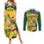 South Africa Cricket Couples Matching Summer Maxi Dress and Long Sleeve Button Shirt 1st Champions World Cup Proud Of Our Boys - Wonder Print Shop