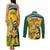 South Africa Cricket Couples Matching Tank Maxi Dress and Long Sleeve Button Shirt 1st Champions World Cup Proud Of Our Boys - Wonder Print Shop